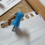 pale blue ~ 17 push pin